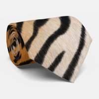Tiger Fur Orange & Black Realistic Animal Print