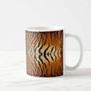 Tiger fur pattern coffee mug