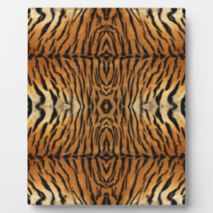 Tiger fur pattern plaque