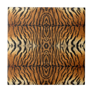 Tiger fur pattern tile
