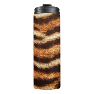 tiger fur texture thermal tumbler