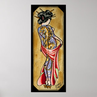 Tiger Geisha Poster