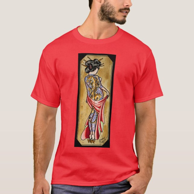 Tiger Geisha T-Shirt (Front)
