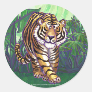 Tiger Gifts & Accessories Classic Round Sticker