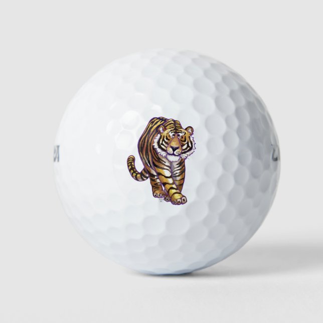 Tiger Gifts & Accessories Golf Balls (Front)