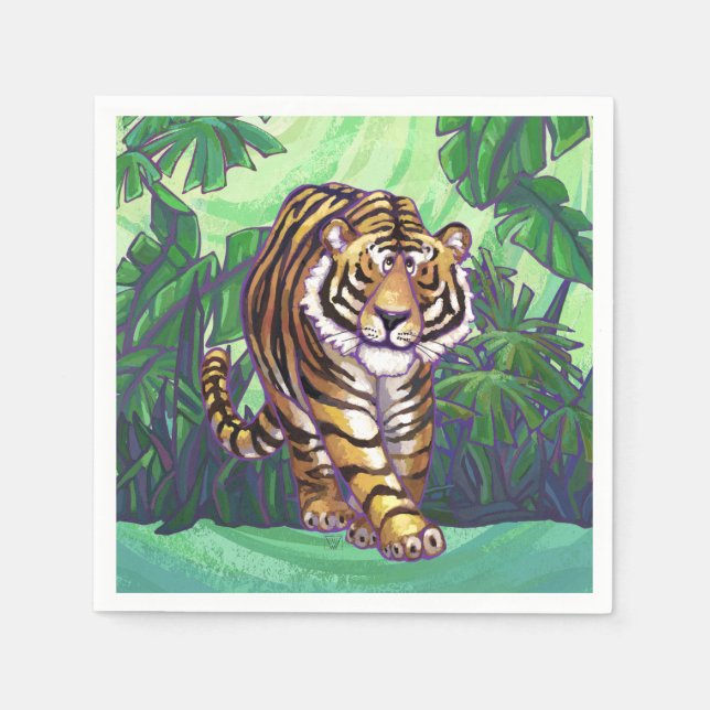 Tiger Gifts & Accessories Napkin (Front)