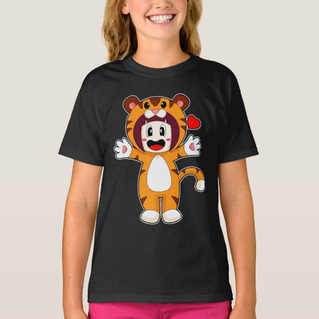 Tiger Girl Costume T-Shirt (Front)