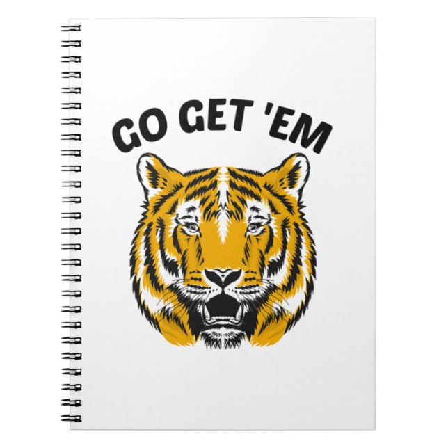 TIGER GO GET 'EM NOTEBOOK (Front)