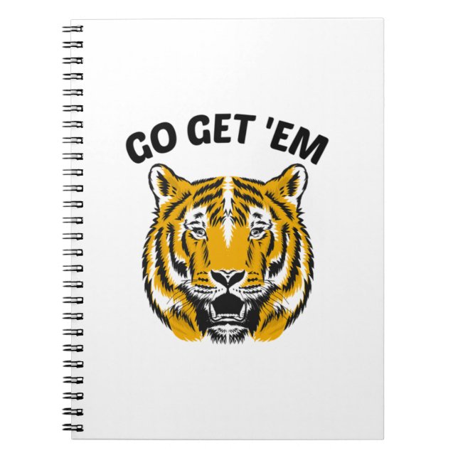TIGER GO GET 'EM NOTEBOOK (Front)