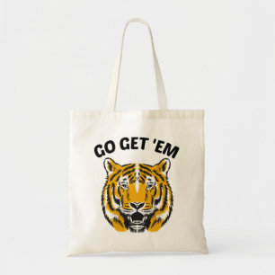 TIGER GO GET 'EM TOTE BAG