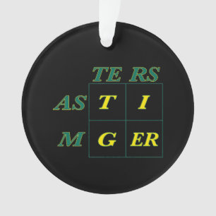 Tiger Goat Woods Masters Ornament