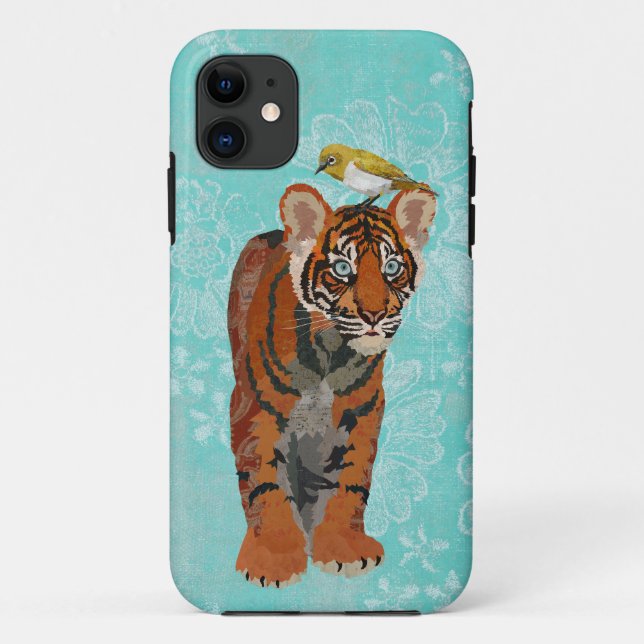 TIGER & GOLDEN BIRD Case-Mate iPhone CASE (Back)
