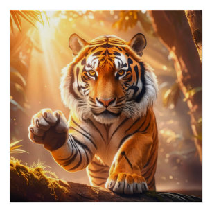 Tiger - Golden Tiger Poster