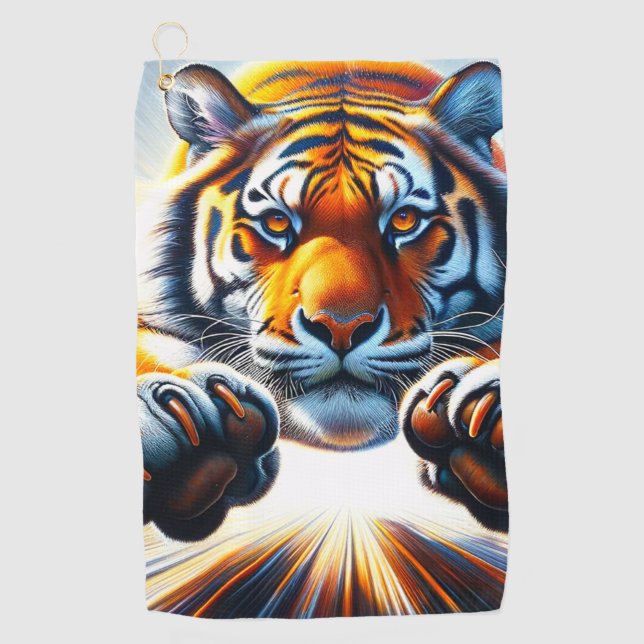 Tiger Golf Towel (Front)