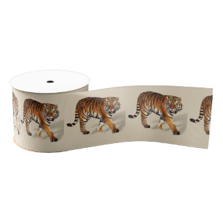 Tiger Grosgrain Ribbon