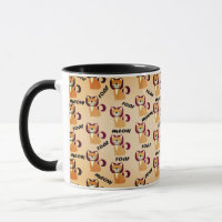 Tiger Hair Cat on Peach Colour