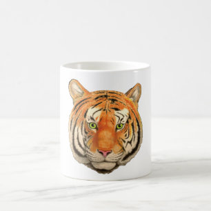 Tiger Head Coffee Mug