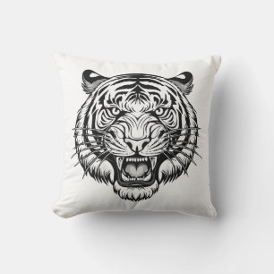 tiger head cushion
