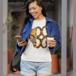 Tiger Head Cute Wild Animal Beautiful T-Shirt