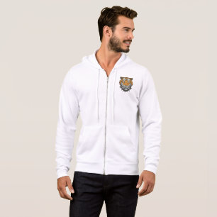 Tiger Head Embroidery Imitation Hoodie
