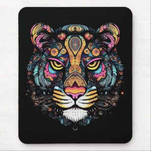 Tiger Head Mouse Mat