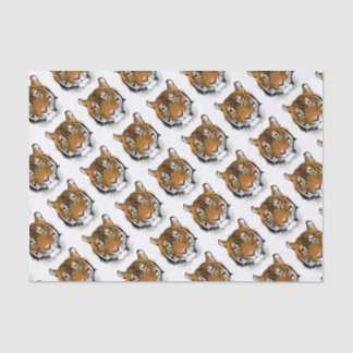 Tiger Head Print Design Tissue Paper