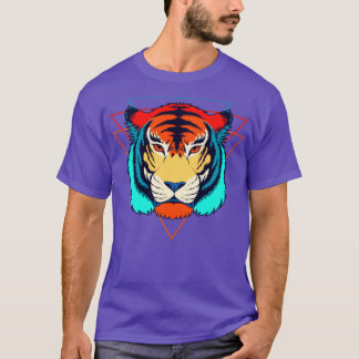 Tiger Head Retrowave T-Shirt