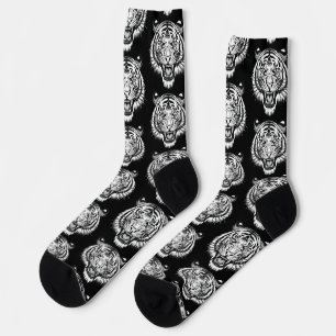 tiger head socks