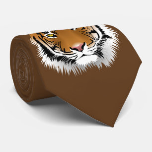 Tiger Head Tie
