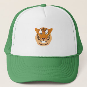 Tiger Head Trucker Hat