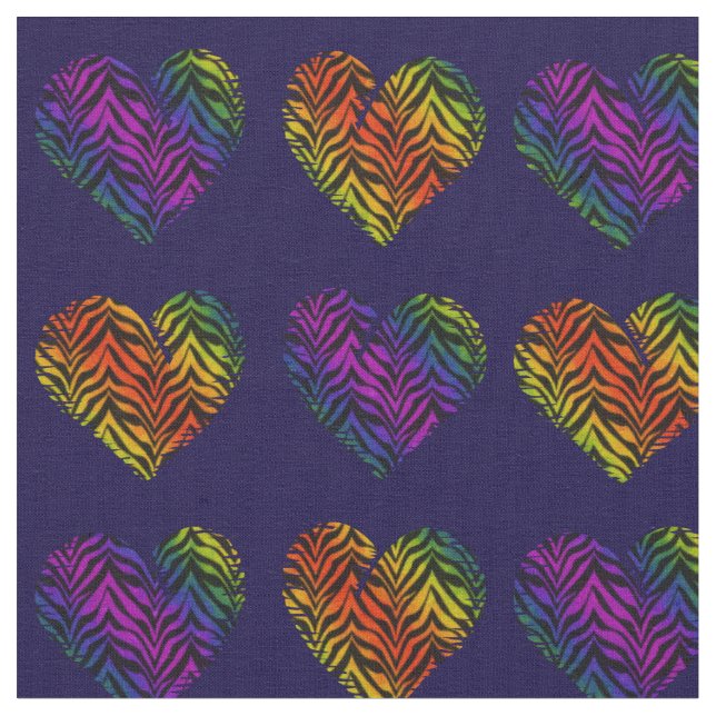 Tiger Heart 1 Fabric (Close Up)