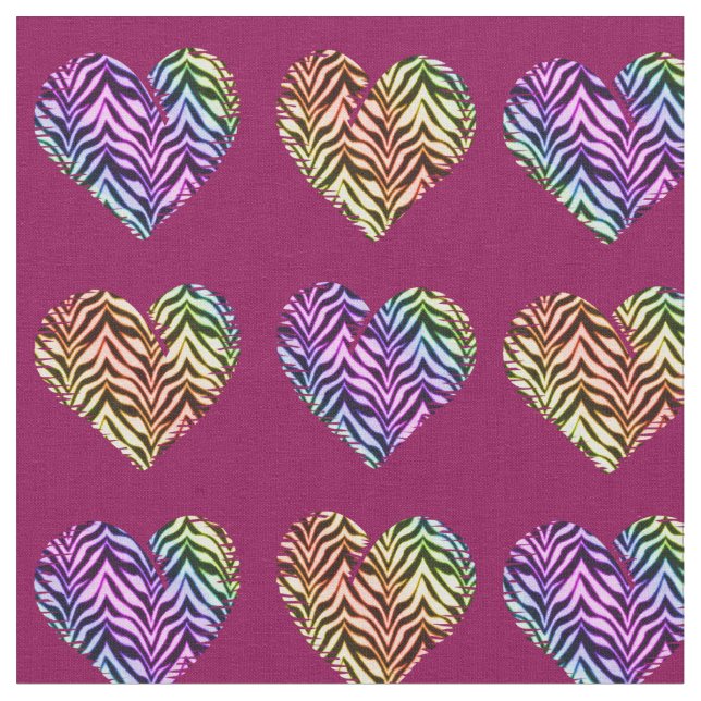 Tiger Heart 2 Fabric (Close Up)
