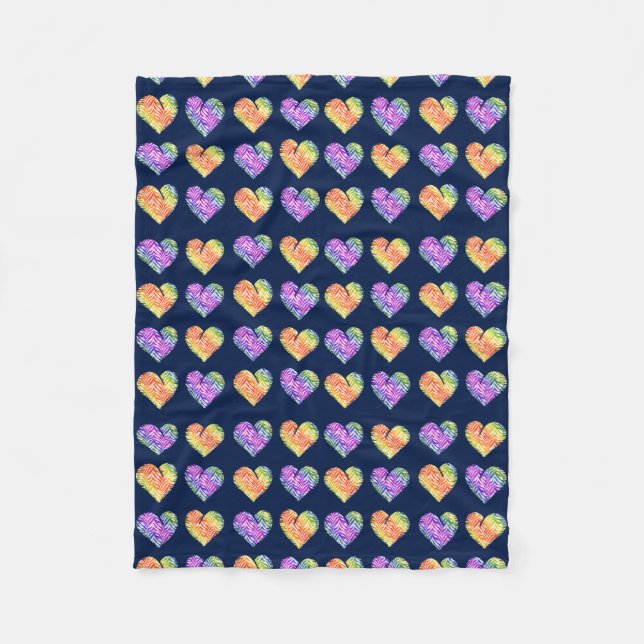 Tiger Heart 4 Fleece Blanket (Front)