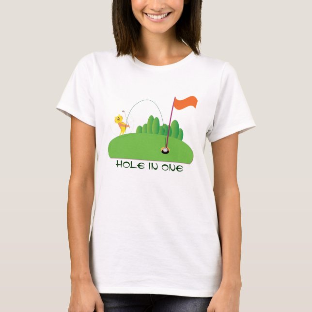 Tiger :: Hole in One T-Shirt (Front)