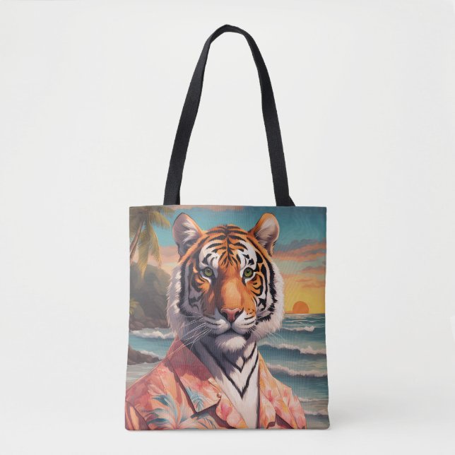 Tiger Holiday Tote Bag (Front)