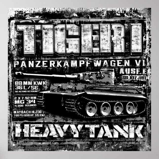 Tiger I Poster (Front)