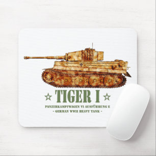 Tiger I World War Two German Heavy Tank Panzer WW2 Mouse Mat