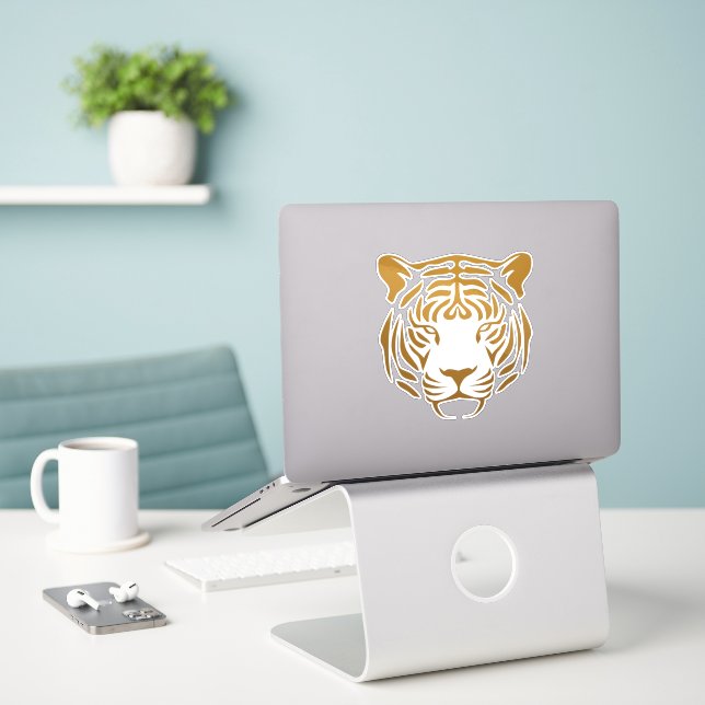 Tiger icon (Laptop On Desk)