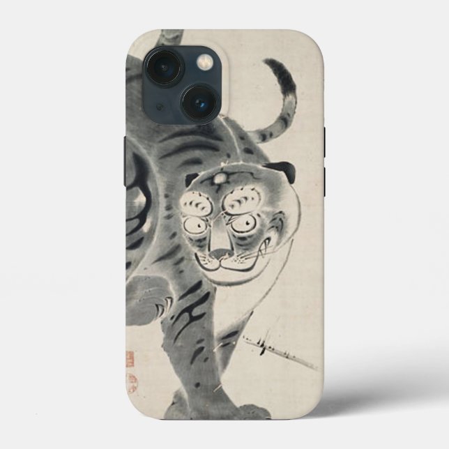 Tiger Illustration by Ito Jakuchu Case-Mate iPhone Case (Back)