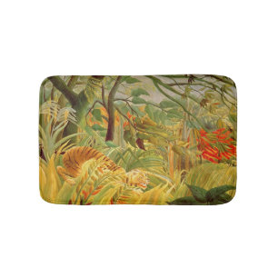 Tiger in a Tropical Storm 1891 Bath Mat