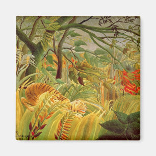 Tiger in a Tropical Storm 1891 Magnet
