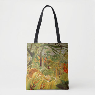 Tiger in a Tropical Storm 1891 Tote Bag