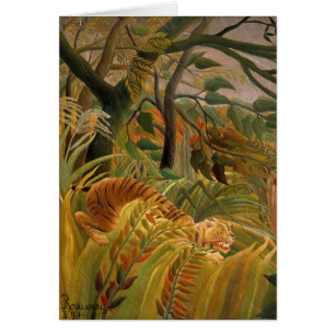Tiger in a Tropical Storm by Henri Rousseau