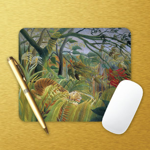 Tiger in a Tropical Storm Henri Rousseau Mouse Mat