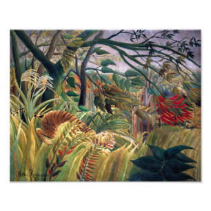 Tiger in A Tropical Storm   Henri Rousseau   Photo Print