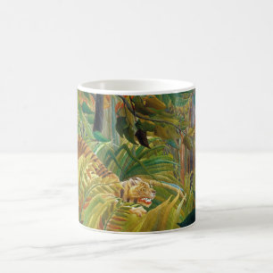 Tiger in a Tropical Storm, Rousseau Coffee Mug