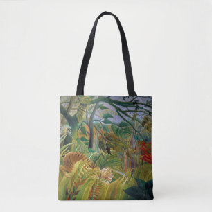 Tiger in a Tropical Storm, Rousseau Tote Bag