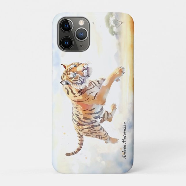 Tiger in Action 3  Case-Mate iPhone Case (Back)