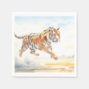 Tiger in Action 3 Napkin