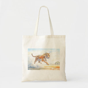 Tiger in Action 3 Tote Bag